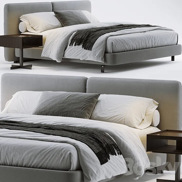 Minotti tatlin bed 3DSMAX Model