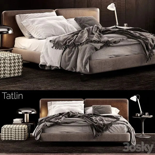 Minotti Tatlin Bed 3dsMax Model