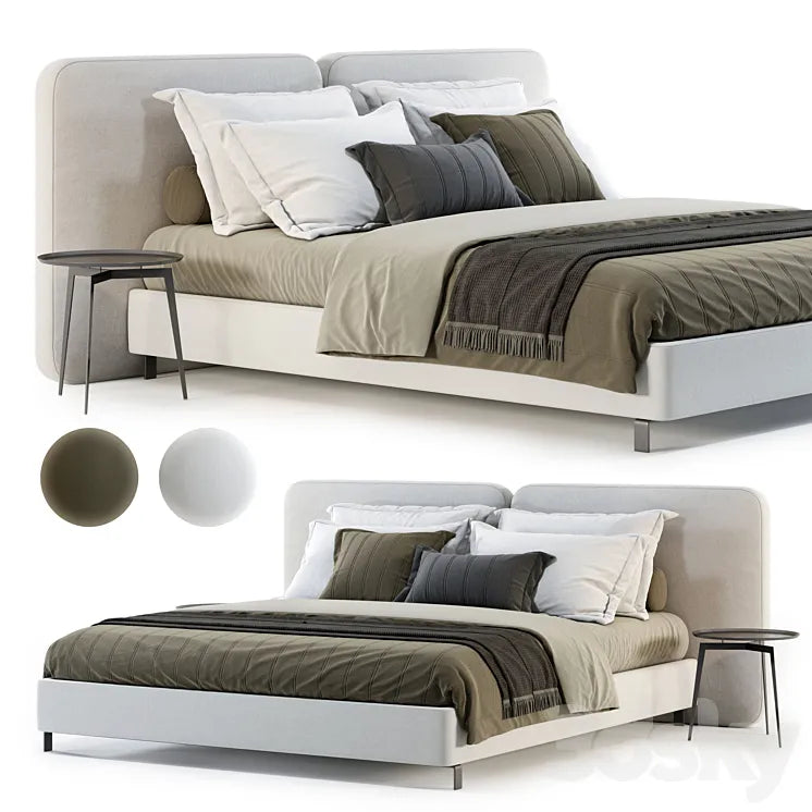 Minotti Tatlin Cover Bed 3DSMAX Model