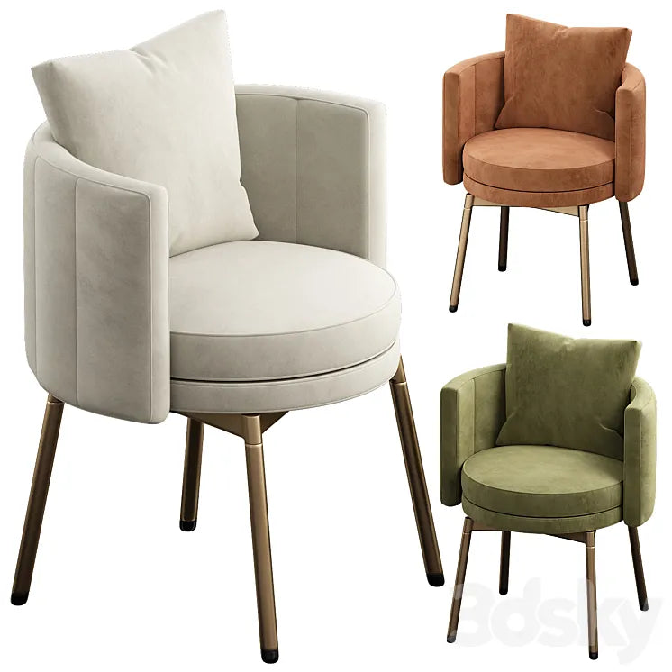 Minotti Torii chair 3DSMAX Model