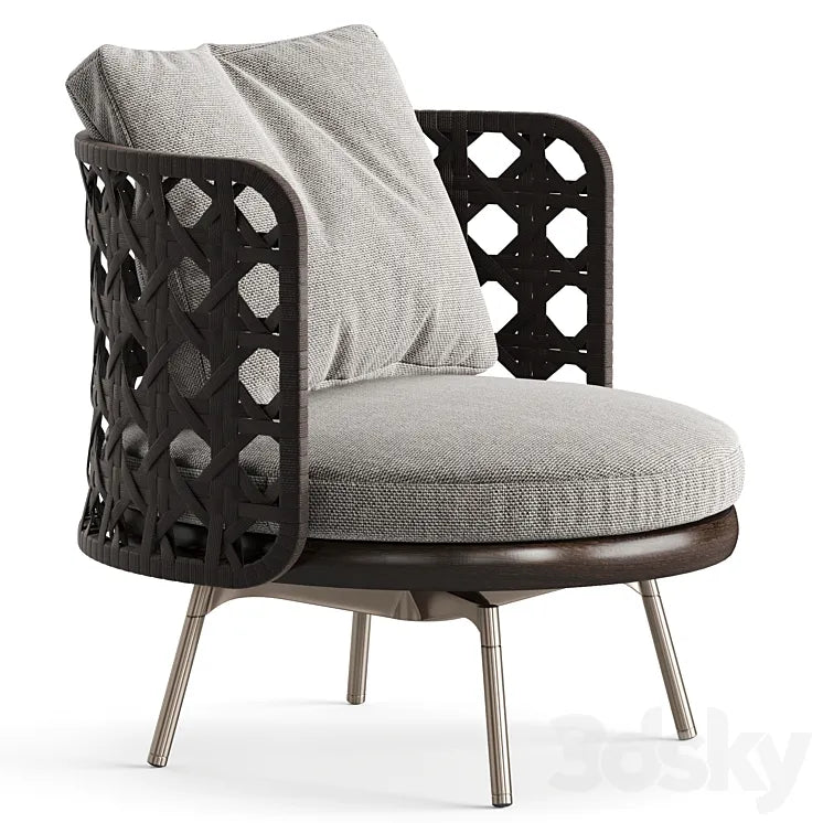 Minotti torii nest armchair 3DSMAX Model