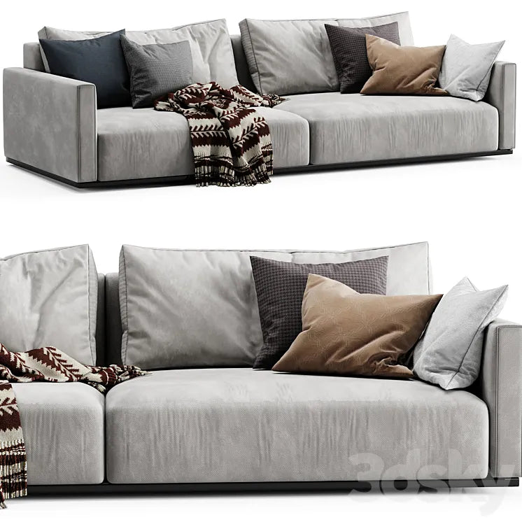 Minotti Torri 2 seat sofa 3DSMAX Model