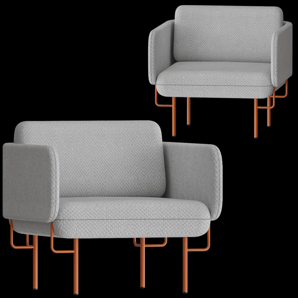 MISSANA - Armchair Missana Alce 3ds Max