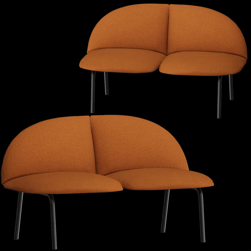 MISSANA - Armchair Terra two-seater 3ds Max