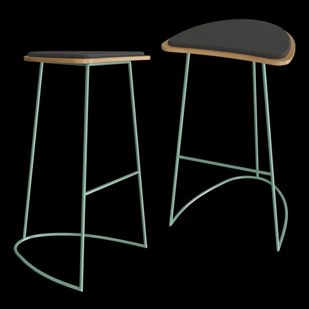 MISSANA - Bar stool without backrest 3ds Max