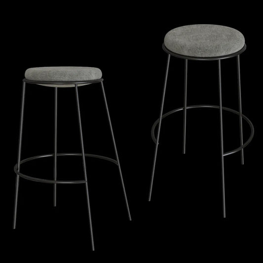 MISSANA - Bar Stool without backrest Nest 3ds Max