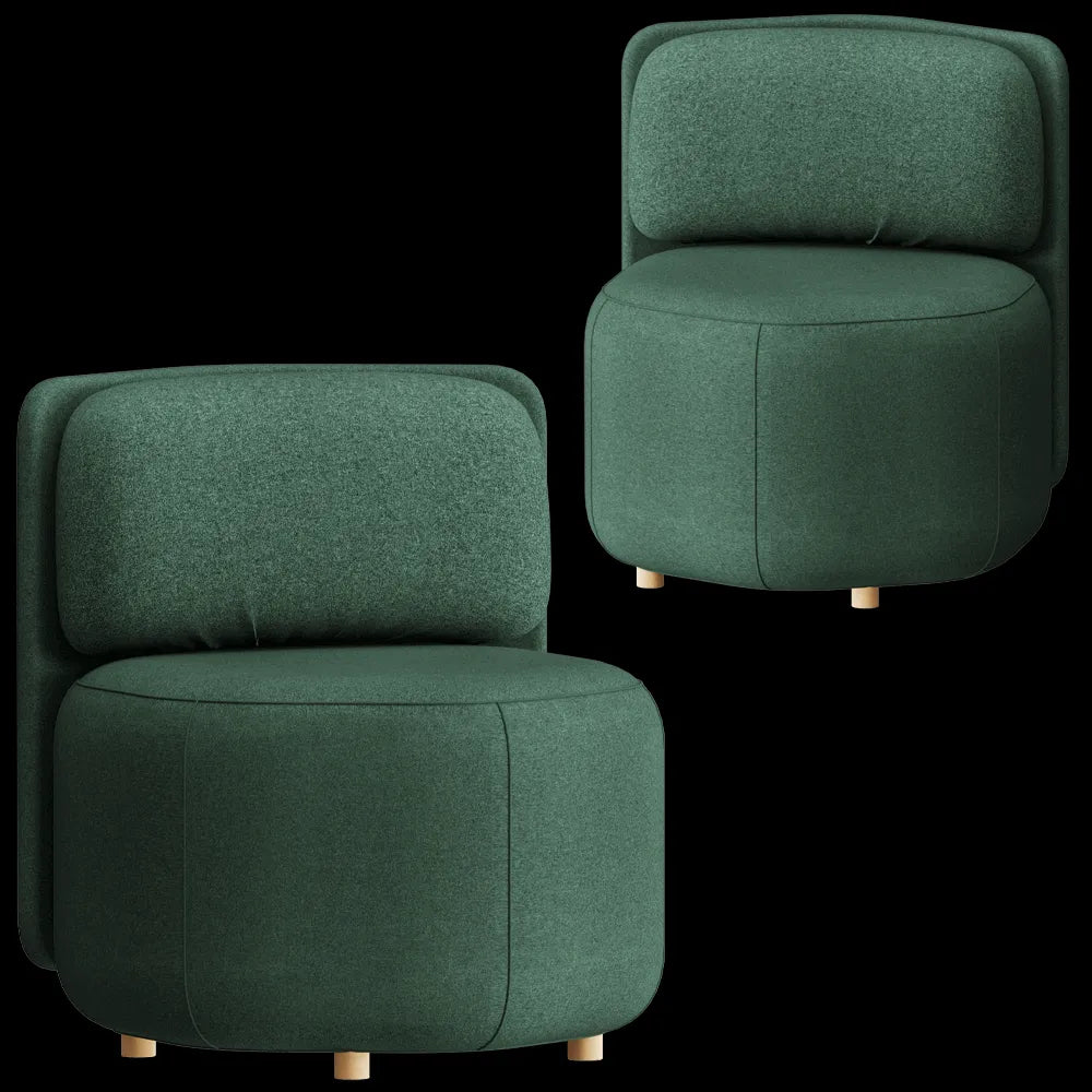 MISSANA - Low armchair Hex 3ds Max