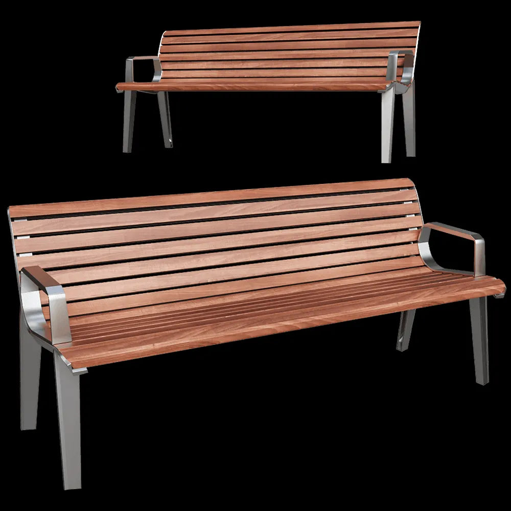 mmcité - Bench Emau 3ds Max