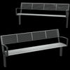 mmcité - Bench Intervera 3ds Max