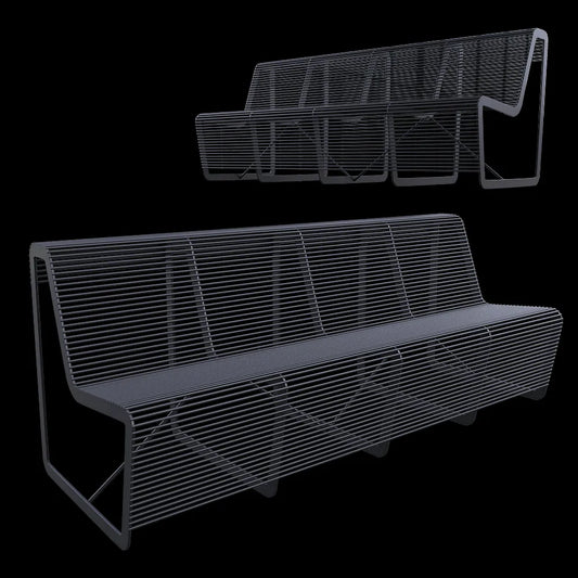 mmcité - Bench LIMPIDO 3ds Max