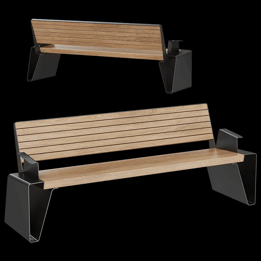 mmcité - Bench Radium 3ds Max