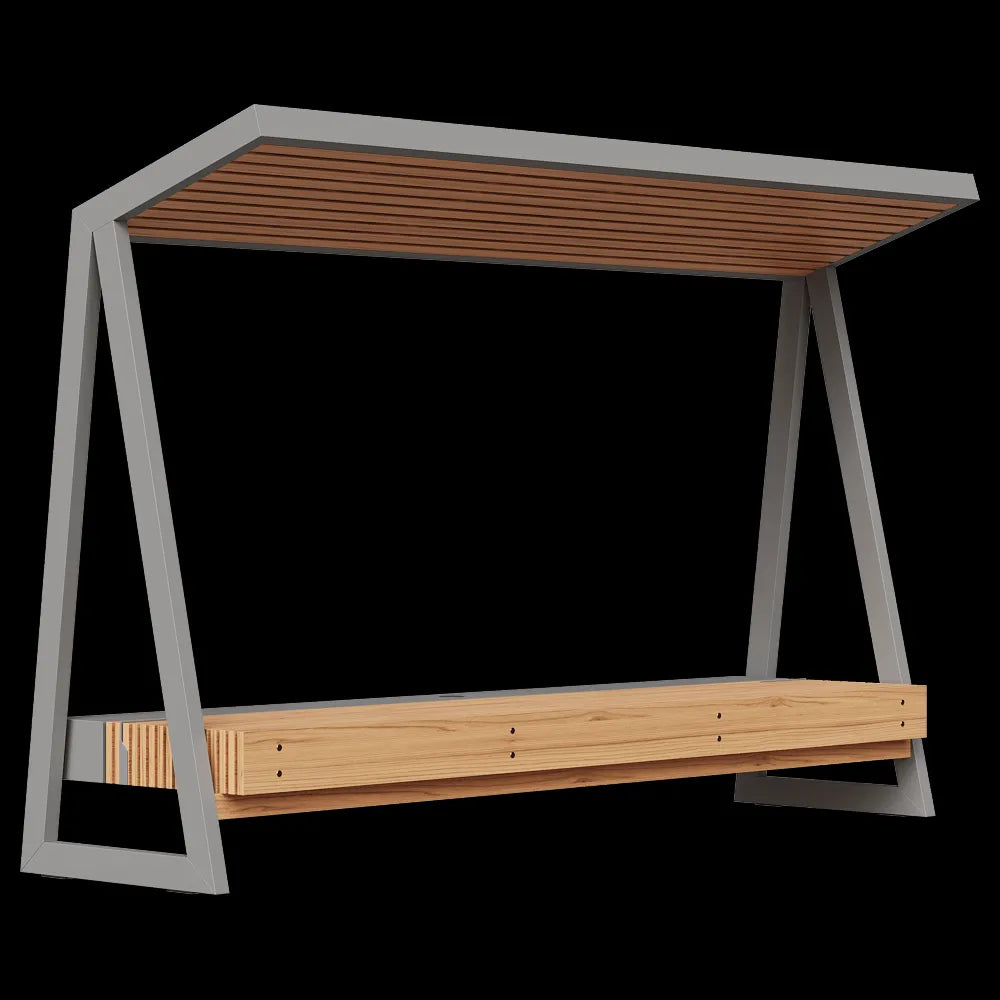 mmcité - Bench Solar Powered 3ds Max