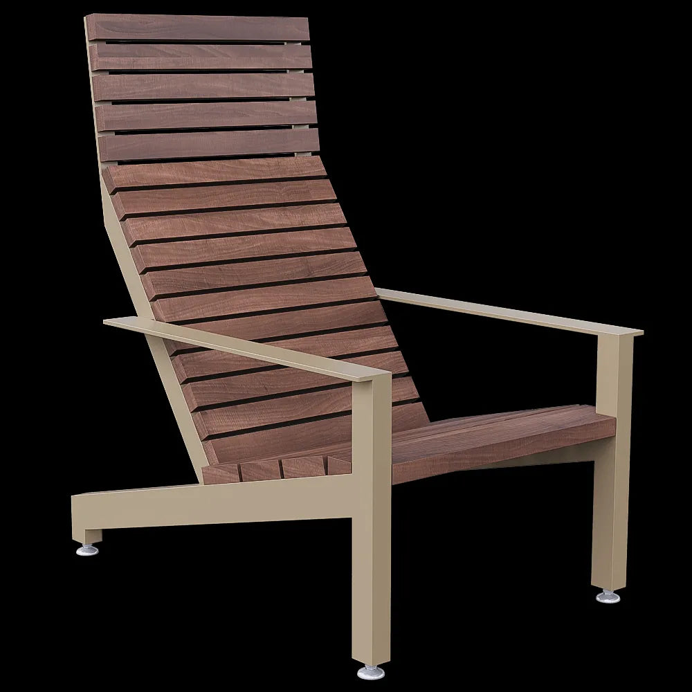 mmcité - Chaise lounge Rivage 3ds Max