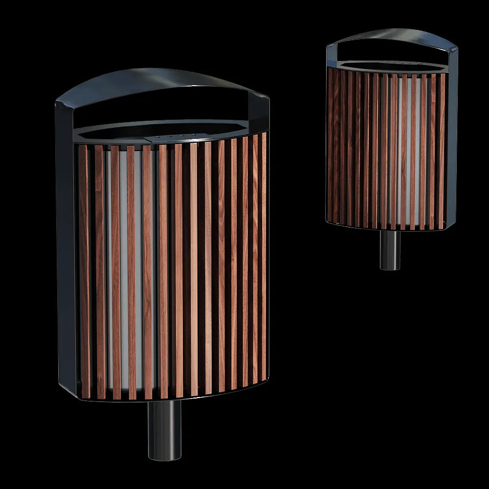 mmcité - Outdoor litter bins Lena 3ds Max