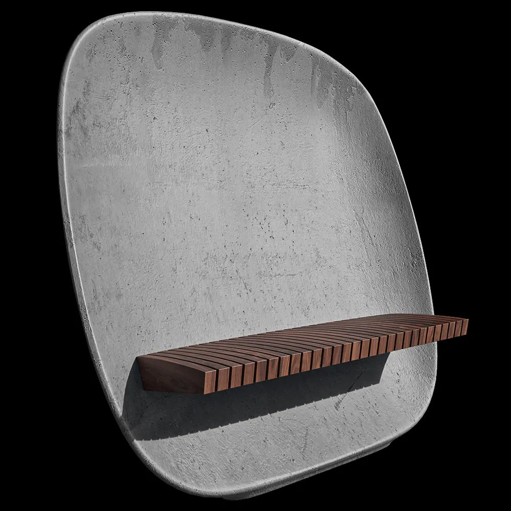 mmcité - Park bench Satellite 3ds Max