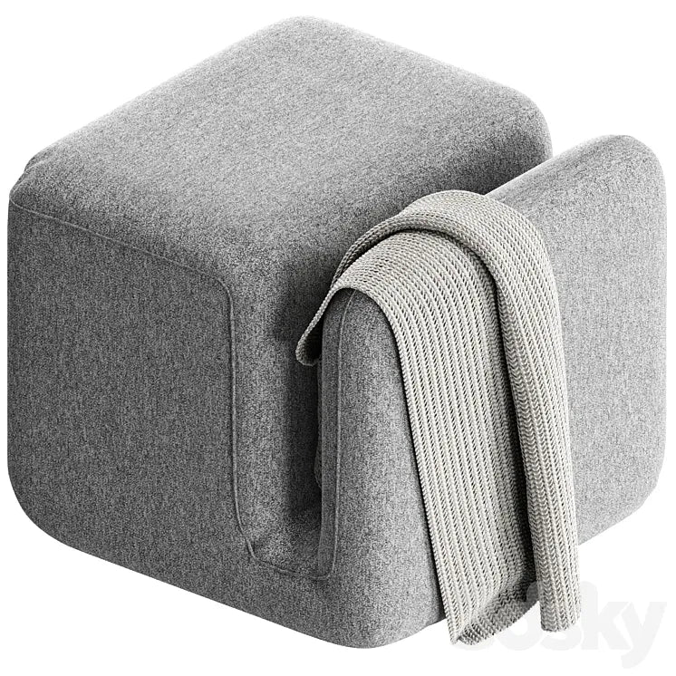 Moby pouffe 3DSMAX Model