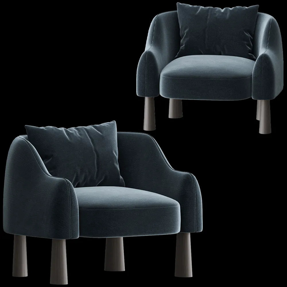 Modenature - Armchair #3 Kendal 3ds Max