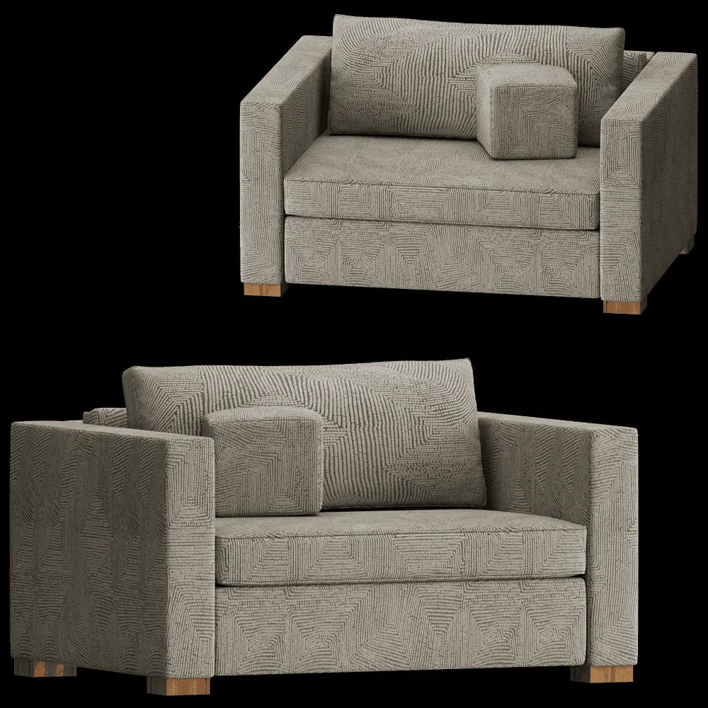 Modenature - Armchair Hector 3ds Max