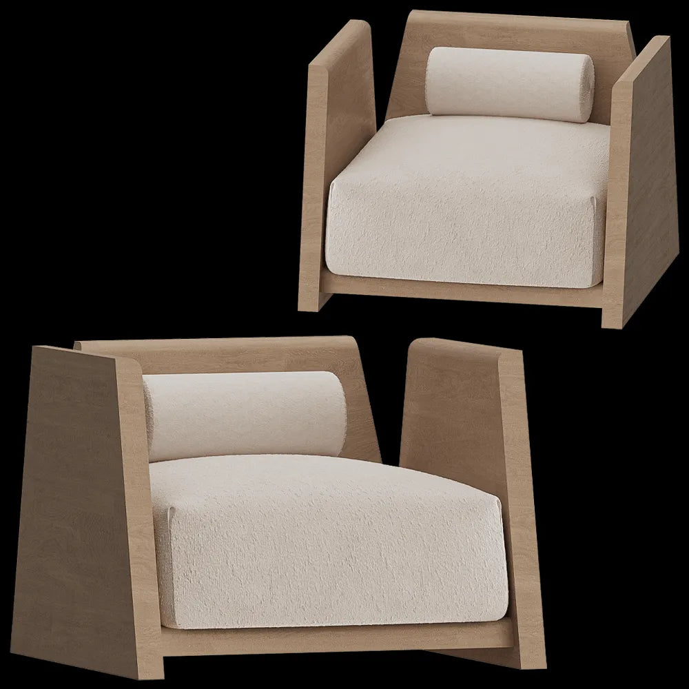 Modenature - Armchair Ozawa 3ds Max