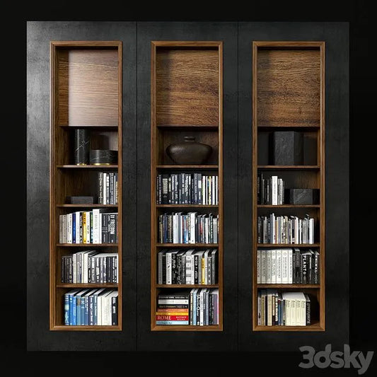 Modern bookcase 3dsMax Model