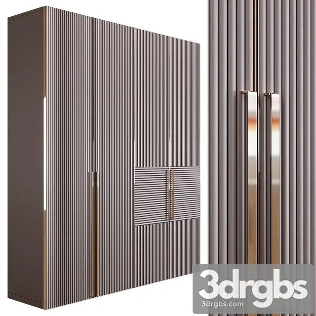 Modern Luxury Wardrobe 3D Model Free