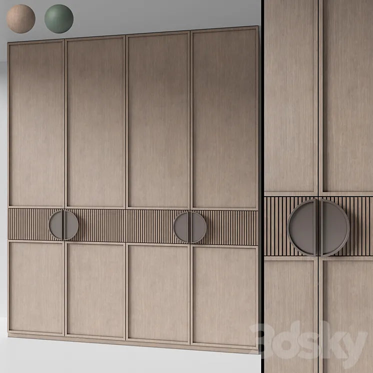 Modern wardrobe 14 3DSMAX Model