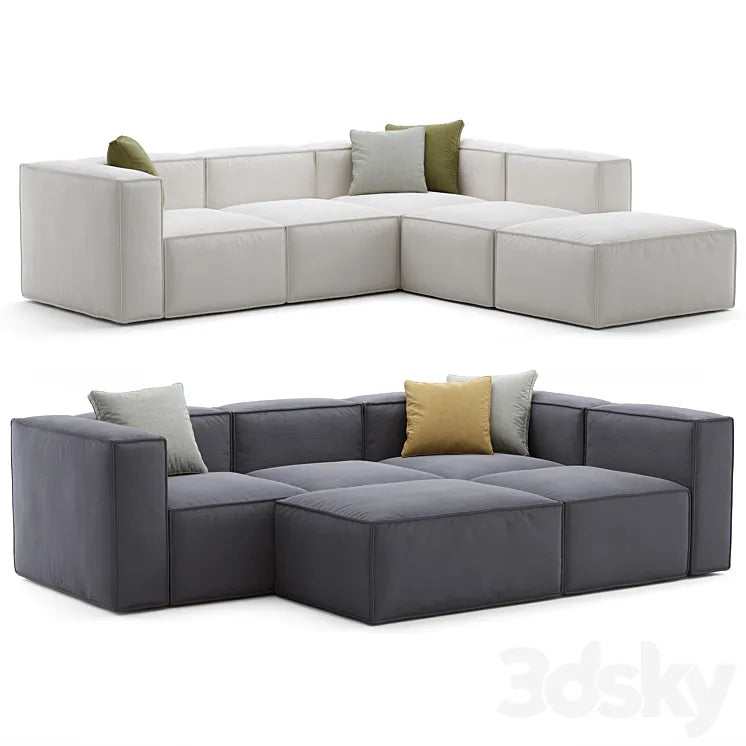 Modular Relax Sofa Sonit Tavola 3DSMAX Model