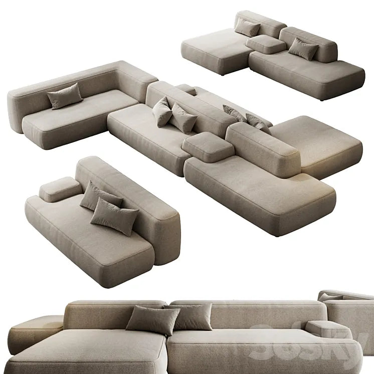 Modular sofa Lema Cloud 3DSMAX Model