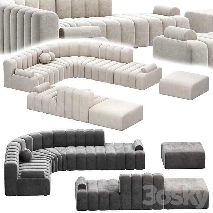 Modular Sofa STUDIO by NORR11 sofas 3DSMAX Model