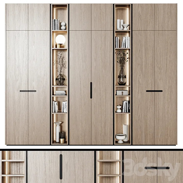 Modular wardrobes in modern style 67 3DSMAX Model
