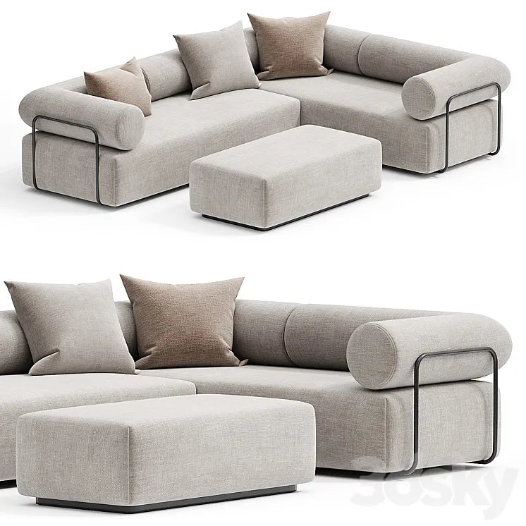 Mokumuku Sitzgruppe Amalfi Sofa 3DSMAX Model