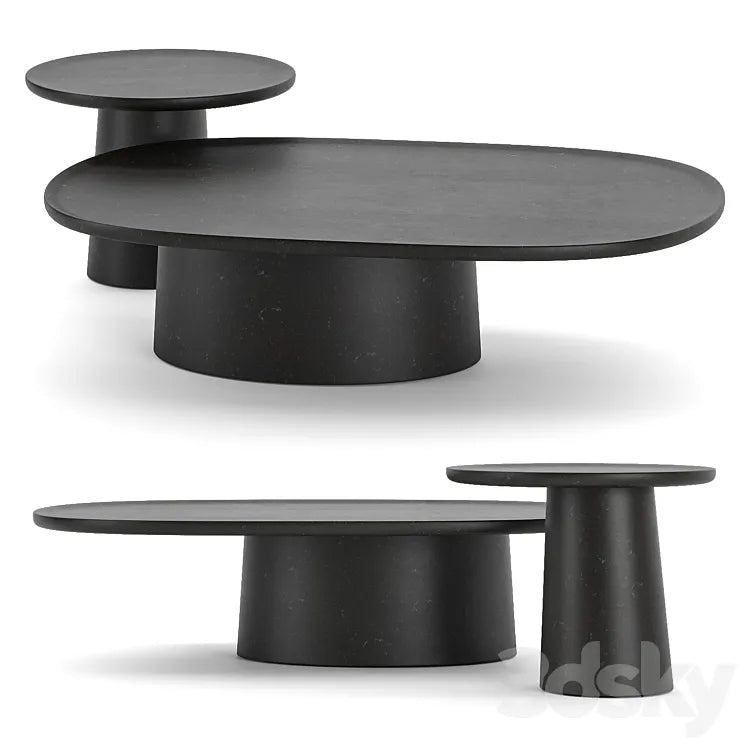 Molteni & C. Louisa Coffee Tables 3DSMAX Model