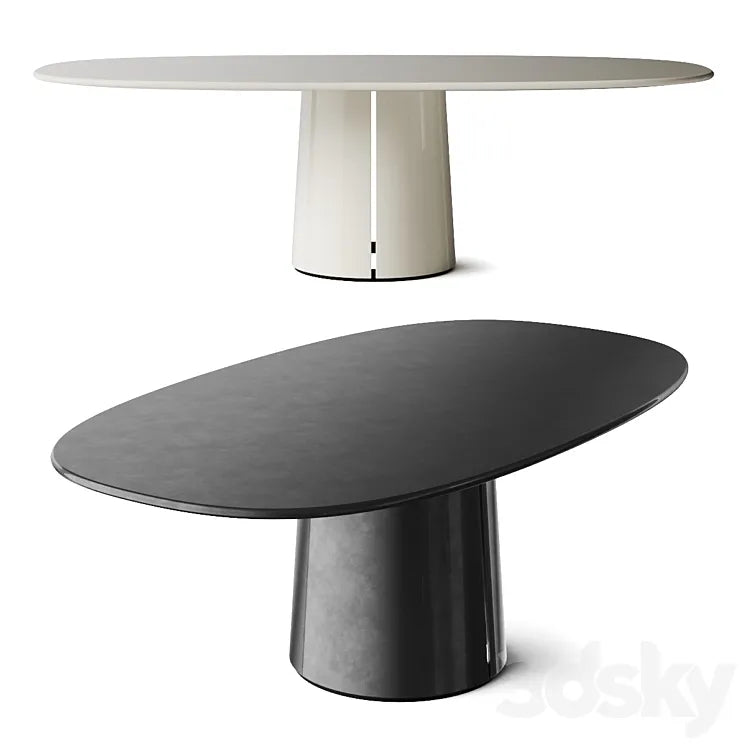 Molteni & C. Mateo Oval Dining Table 3DSMAX Model