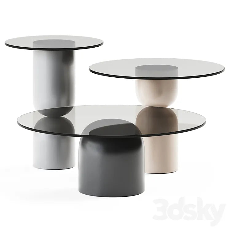 Moma Coffee Tables Ana Roque Interiors 3DSMAX Model