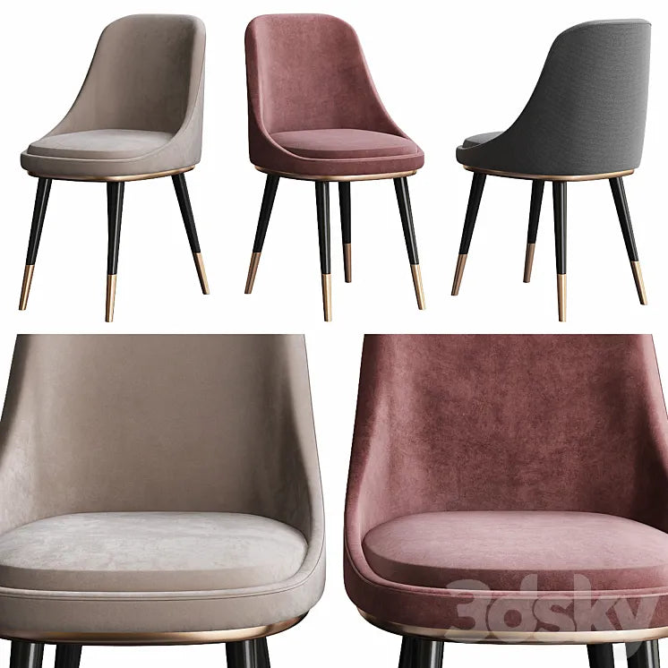 Monaco Dining Chair Frato Interiors 3DSMAX Model