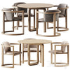 Mono Table by Objects and Ideas and Stir Chair by Kazuko Okamoto 3DSMAX Model