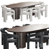 Moon Dining Table 3DSMAX Model