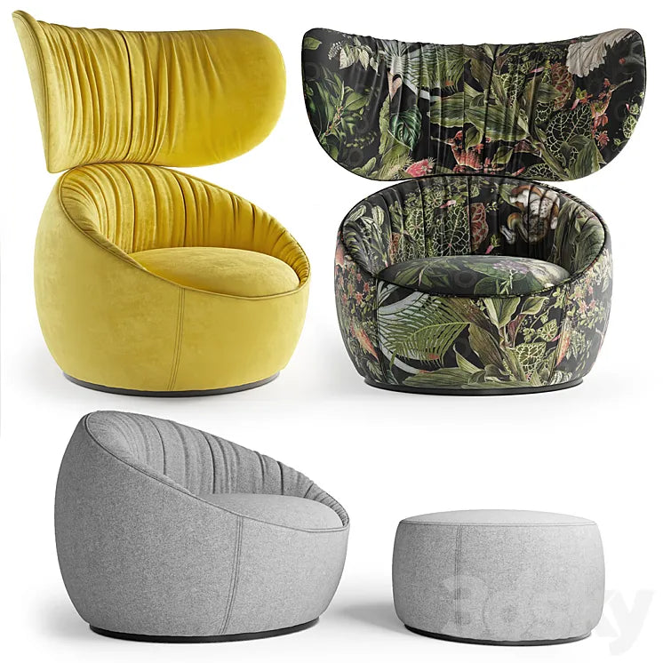Moooi hana armchair 3DSMAX Model