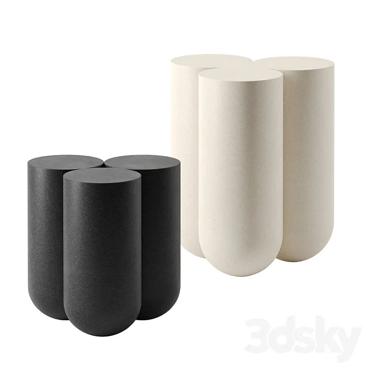 Moor side tables by Lisa Allegra 3DSMAX Model