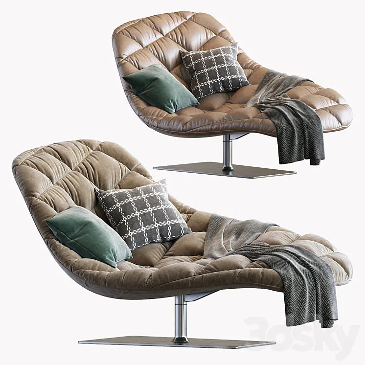 Moroso bohemian chaise longue 3DSMAX Model