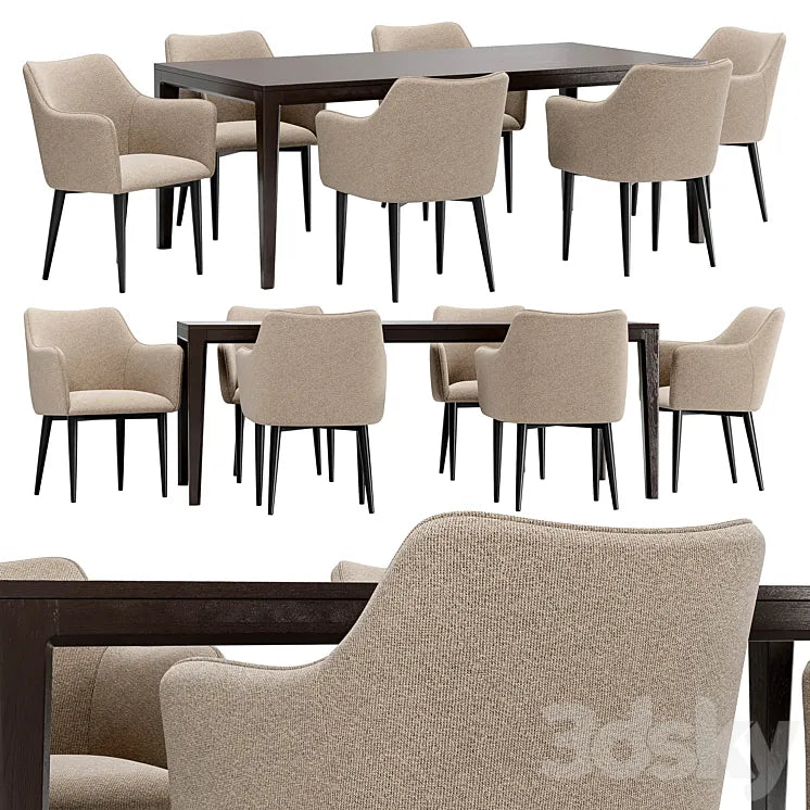 Moscow dining chair and Mavis table 3DSMAX Model