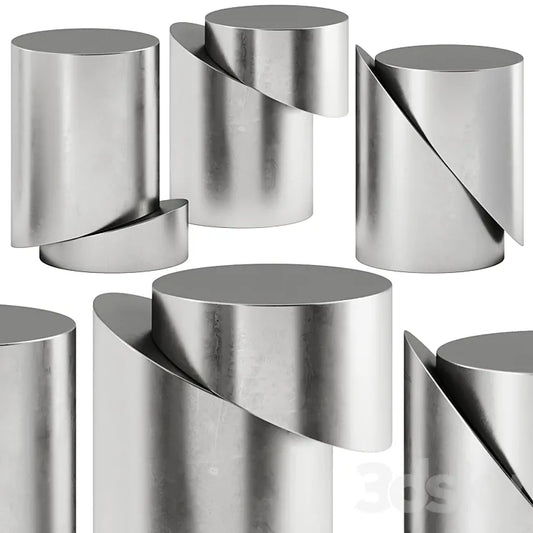 Movimento Slice series Side Tables 3DSMAX Model