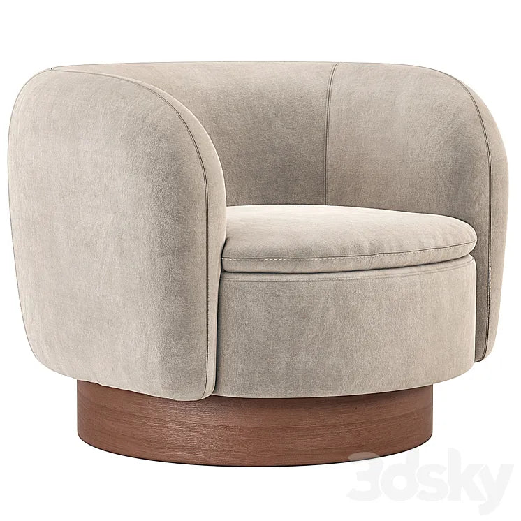 Muir Swivel Chair CB2 3DSMAX Model