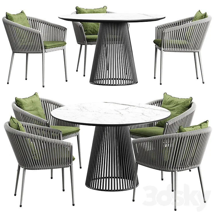 Muse Dining Chair Ostin Table 3DSMAX Model