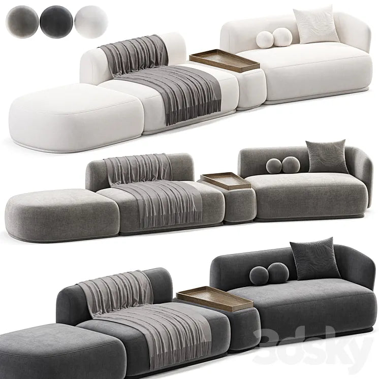 Name: Rene Sofa by Meridiani 02 3DSMAX Model