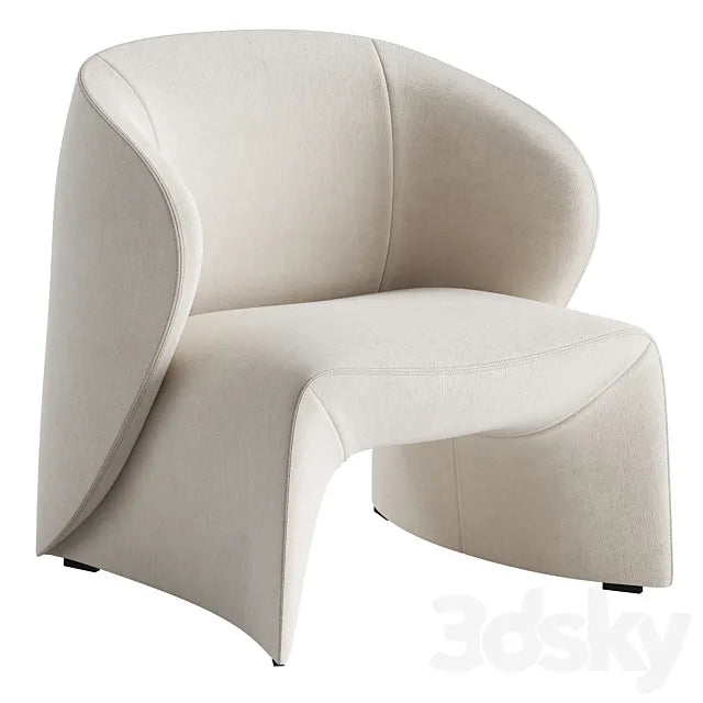 Narinari armchair by B&B Italia 3ds Max