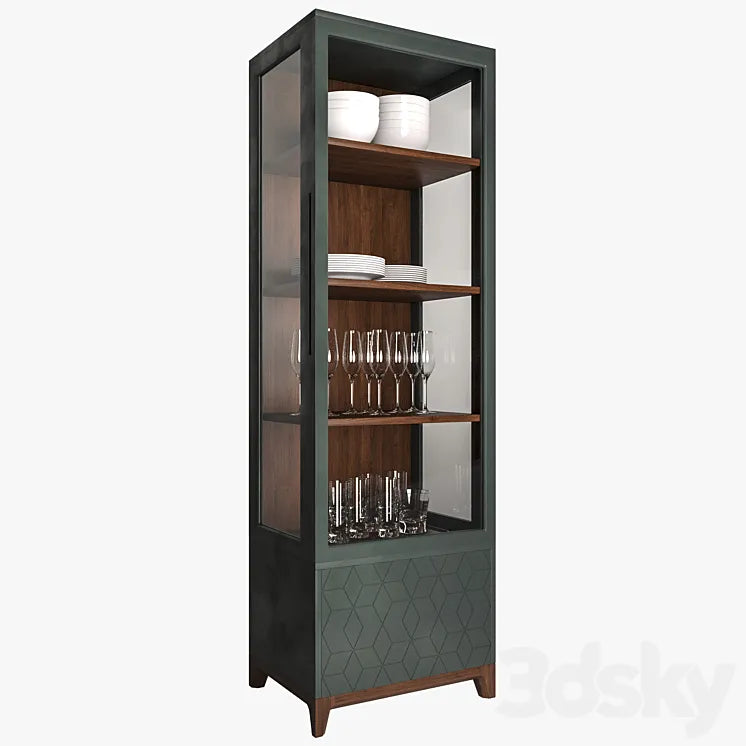 Narrow showcase CS161 3DSMAX Model