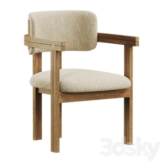 Nathaniel Dining Chair 3ds Max