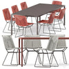NEIL TWIST CHAIR and TENSE OUTDOOR TABLE by Mdf Italia 3DSMAX Model
