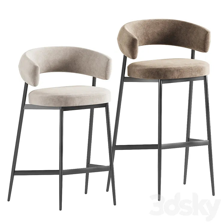 Nena Bar Stool 3DSMAX Model